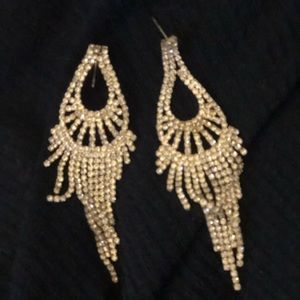 Rhinestone earrings